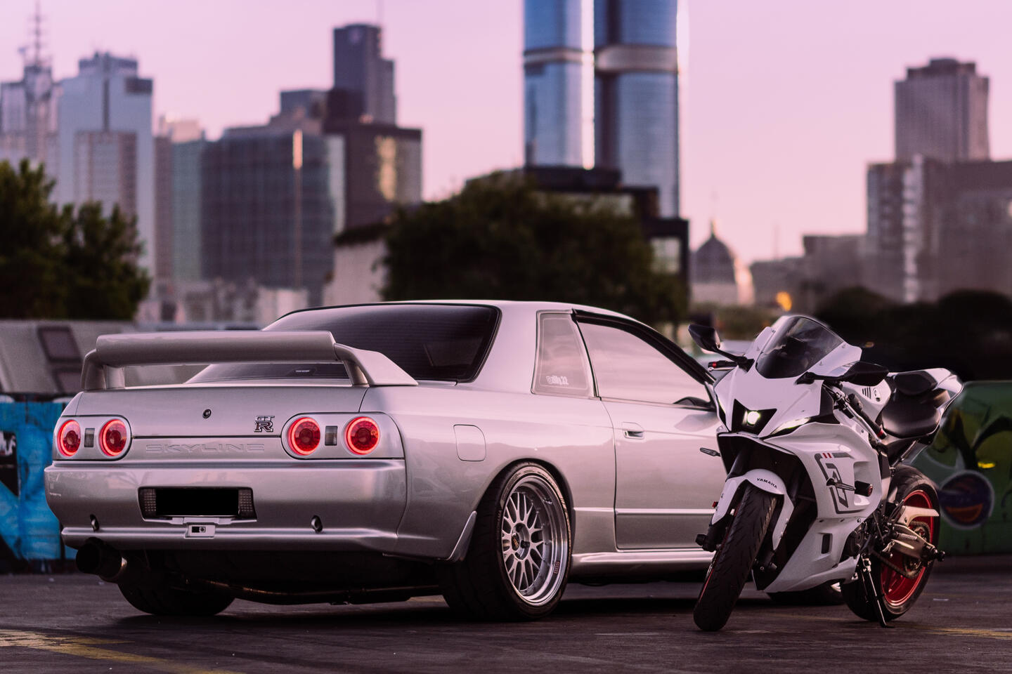 Rear + Bike